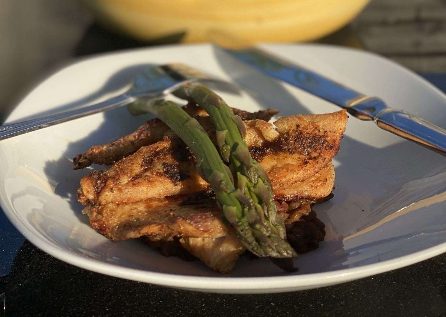 Chicken schnitzels made by Hilary. Picture:Hilary Steel