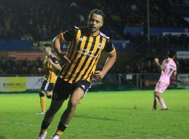 Dover's Tre Mitford played for Boston United as recently as 2023. Picture: Oliver Atkin