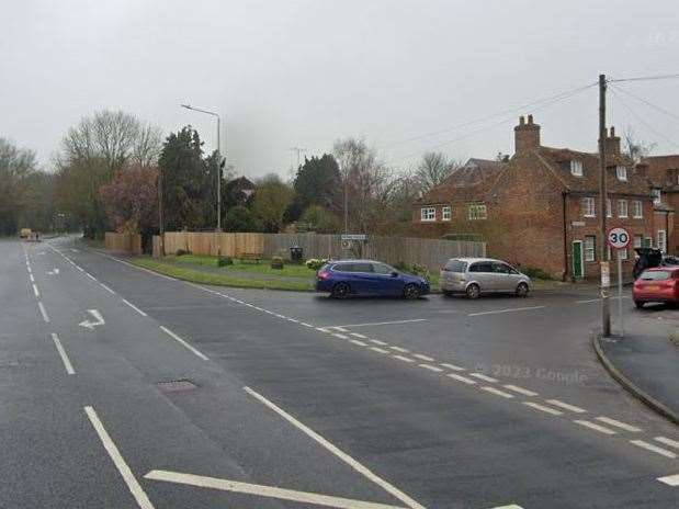 The fatal crash happened on the A20 in Charing, at its junction with the High Street. Picture: Google