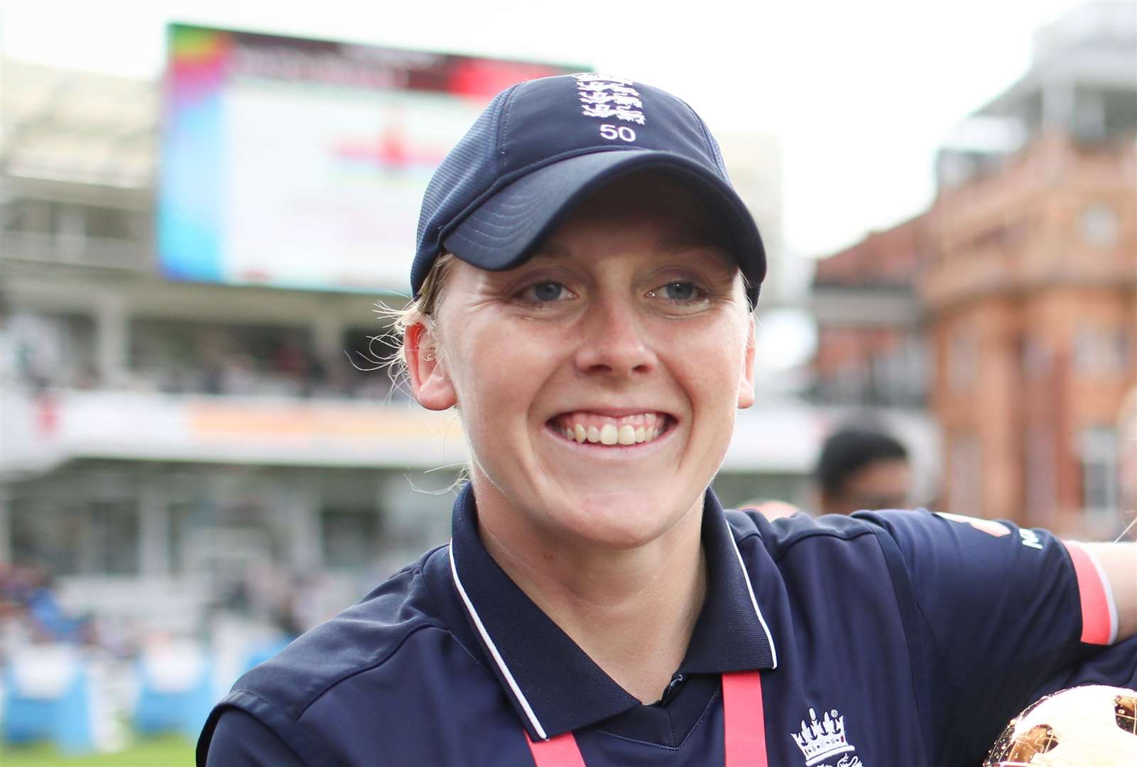 Heather Knight has been handed a £1000 fine for the blackface incident in 2012. Picture: Tom Shaw/ECB