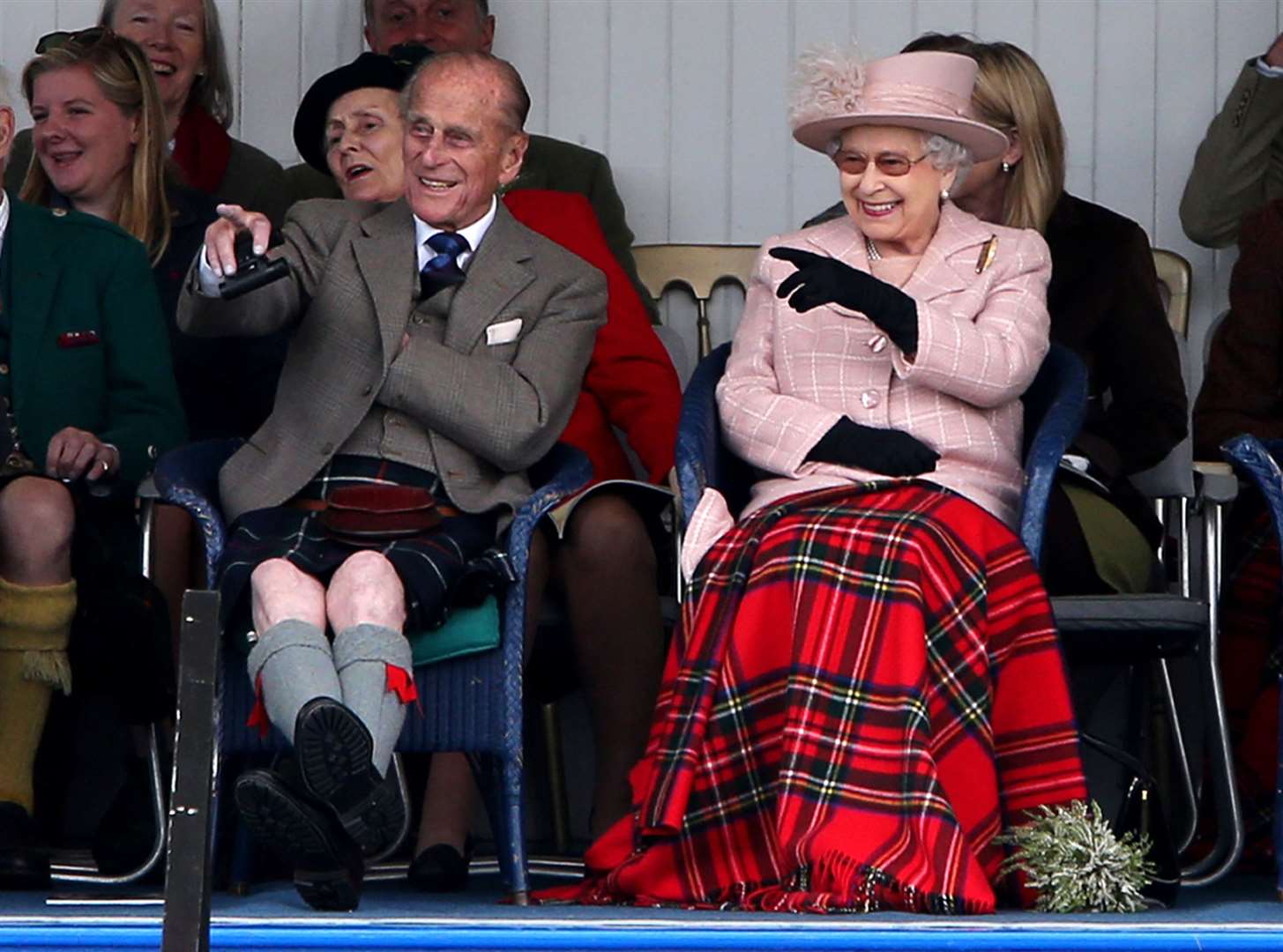 The Queen with the Duke of Edinburgh (Andrew Milligan/PA)