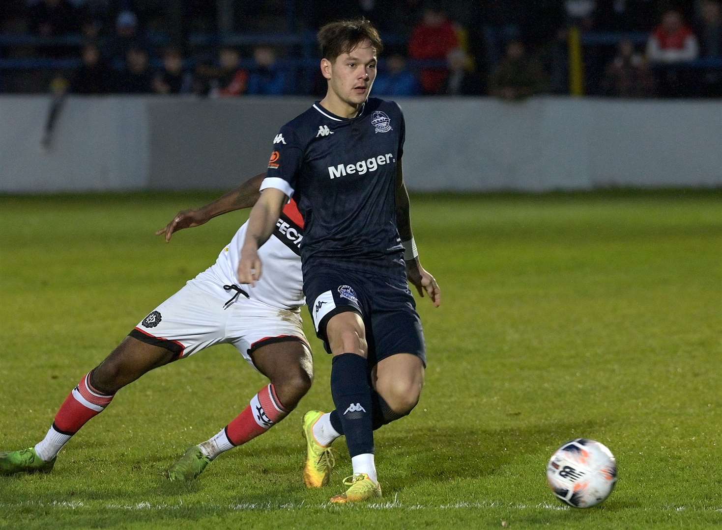 Striker Alfie Pavey has left Dover for Braintree. Picture: Stuart Brock