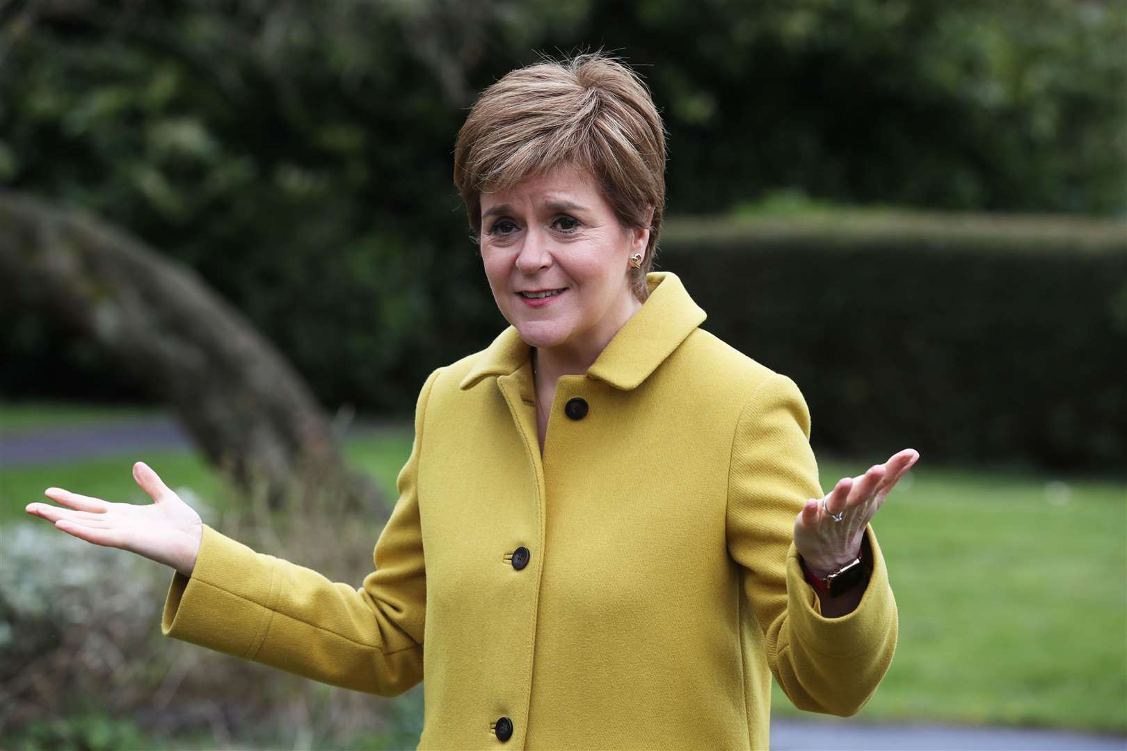 First Minister Nicola Sturgeon has told them PM that the question of another referendum is now a case of ‘when not if’ (Andrew Milligan/PA)