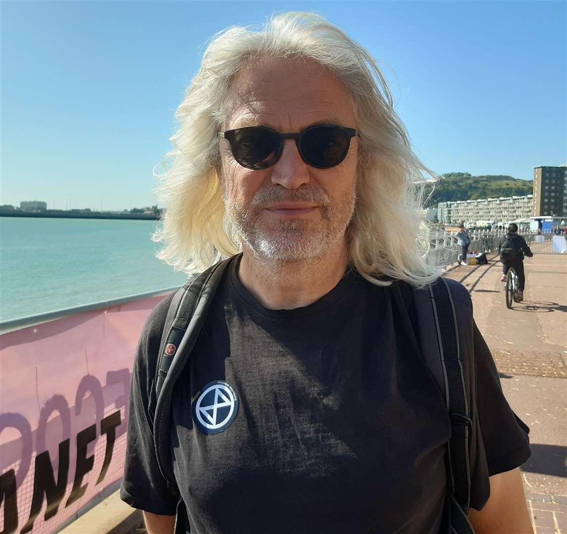 Extinction Rebellion member Peter Batt believes any proposed benefits will not outweigh the environmental impact the scheme will have