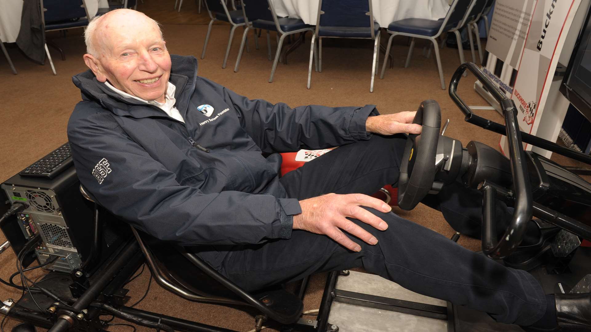 John Surtees at the Henry Surtees Challenge at Buckmore Park in October