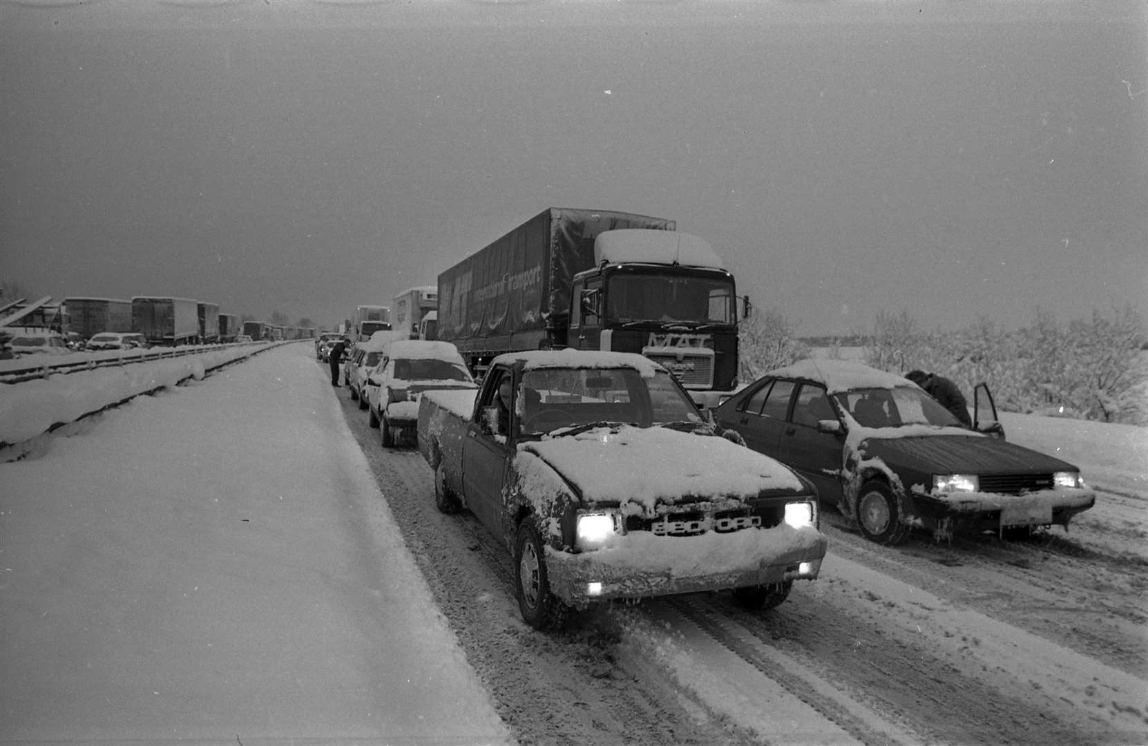 Roads were at a standstill in Gillingham