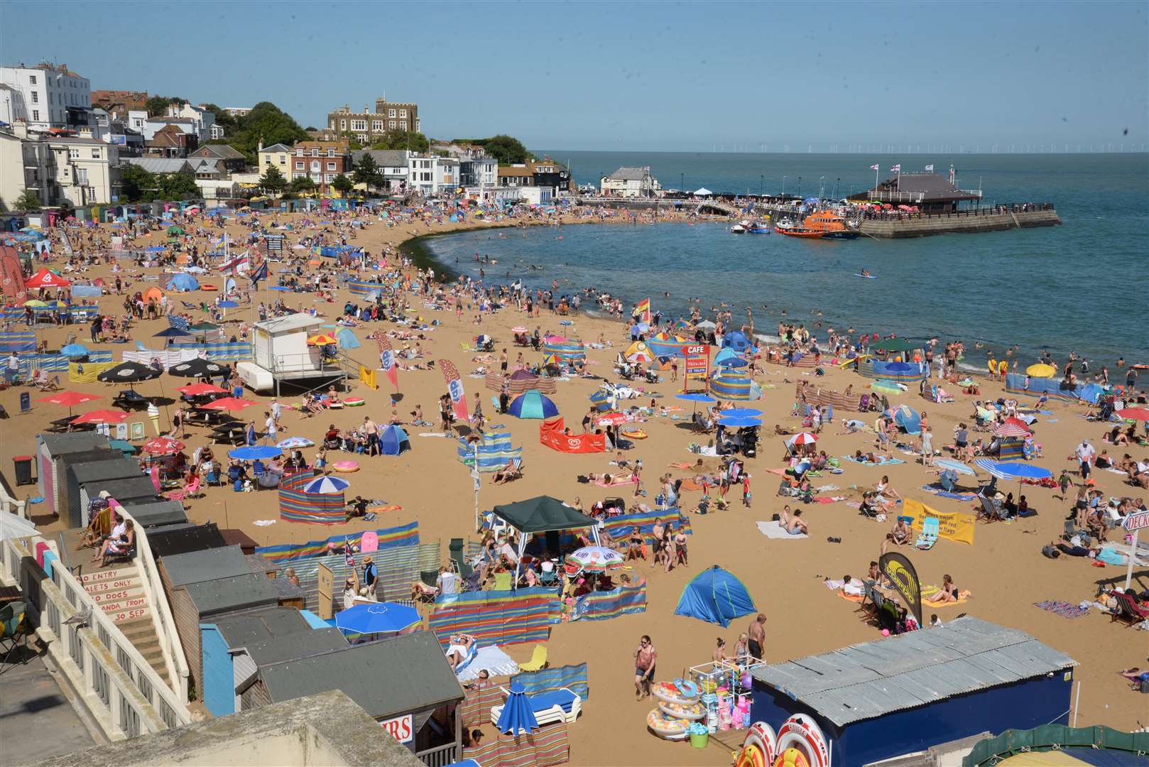 Viking Bay during the Broadstairs Water Gala