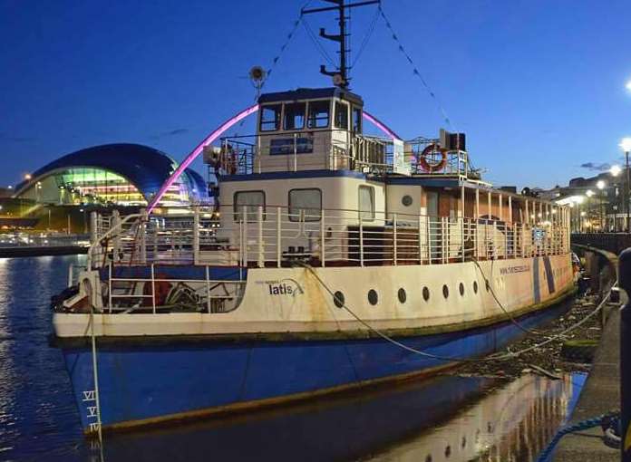 The Catherine, now moored on the Tyne and one of the boats which be perfect for the Sheppey to Southend run