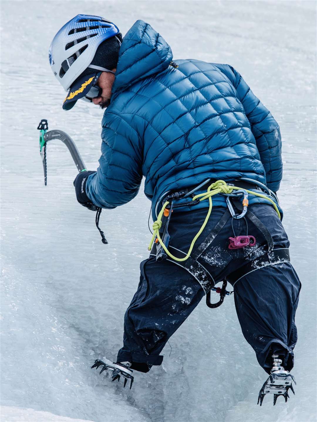 It will take him three times as long as other climbers