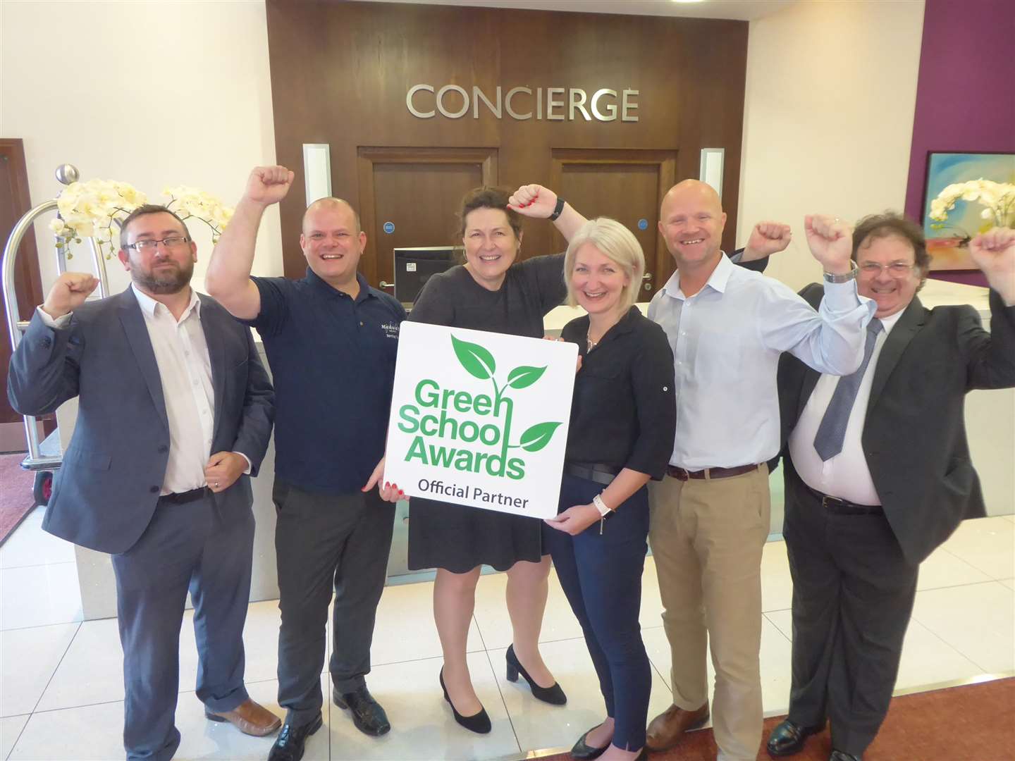 Judges of the contest launch the Green School Awards 2019 at Ashford International Hotel.