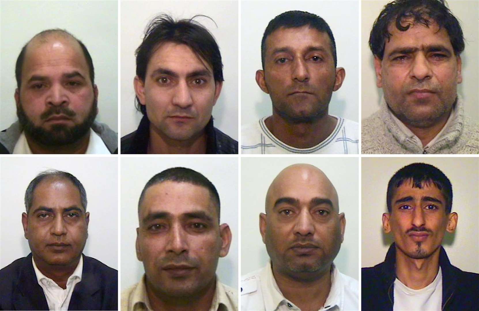 Abdul Rauf, Hamid Safi, Mohammed Sajid, Abdul Aziz, Abdul Qayyum, Adil Khan, Mohammed Amin and Kabeer Hassan were found guilty of conspiracy and rape (GMP/PA)