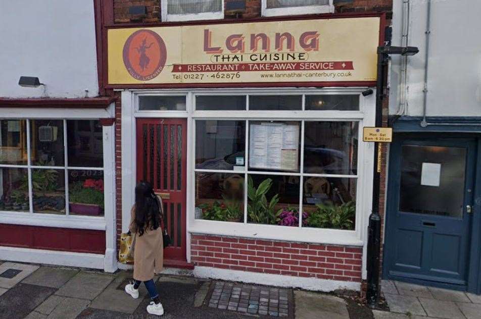 Dirt and flaking ceilings were found at Lanna Thai in Canterbury