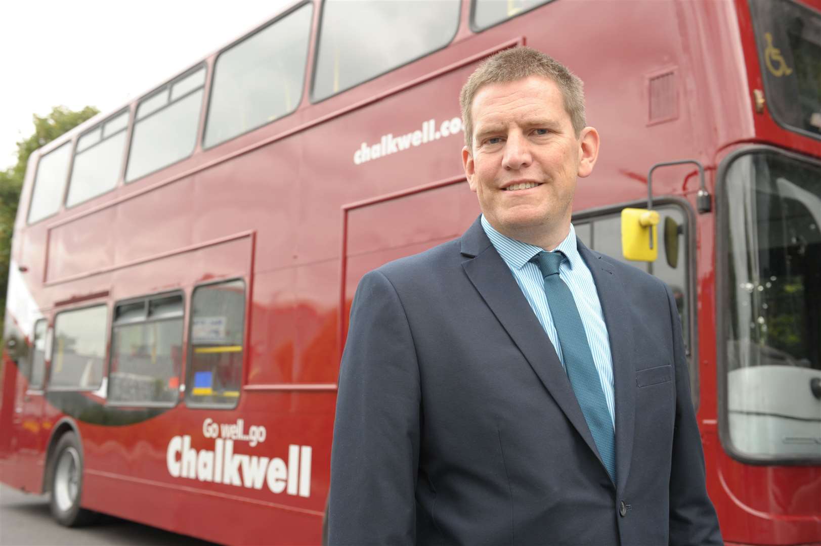 Roland Eglinton of Sittingbourne-based Chalkwell Coaches. Picture: Steve Crispe