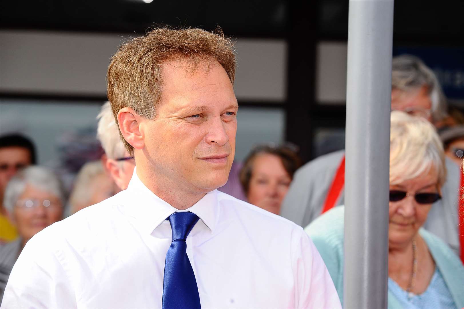 The Transport Secretary Grant Shapps held a private meeting in Dover. Picture: Alan Langley