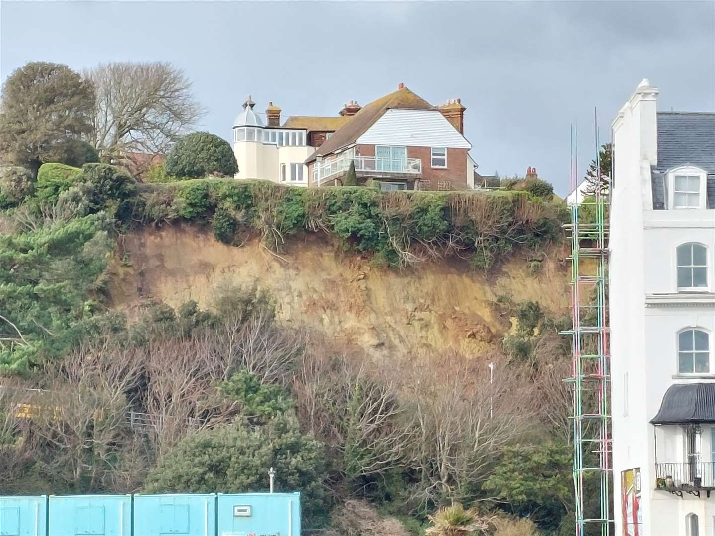 A second landslip hit the Road of Remembrance last month