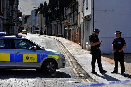 Part of Canterbury sealed off after suspicious package found