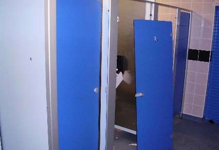 The toilets caused controversy when it was revealed how much money they would cost. Picture: GRAHAM COLE