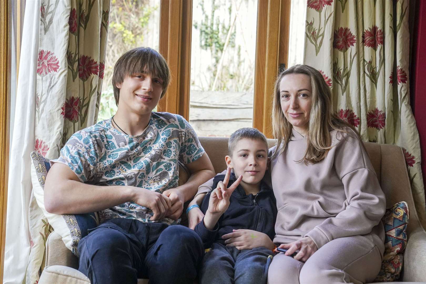 One Ukrainian family has arrived in the village of North Moreton, Oxfordshire, which has prepared to welcome 45 refugees (Steve Parsons/PA)