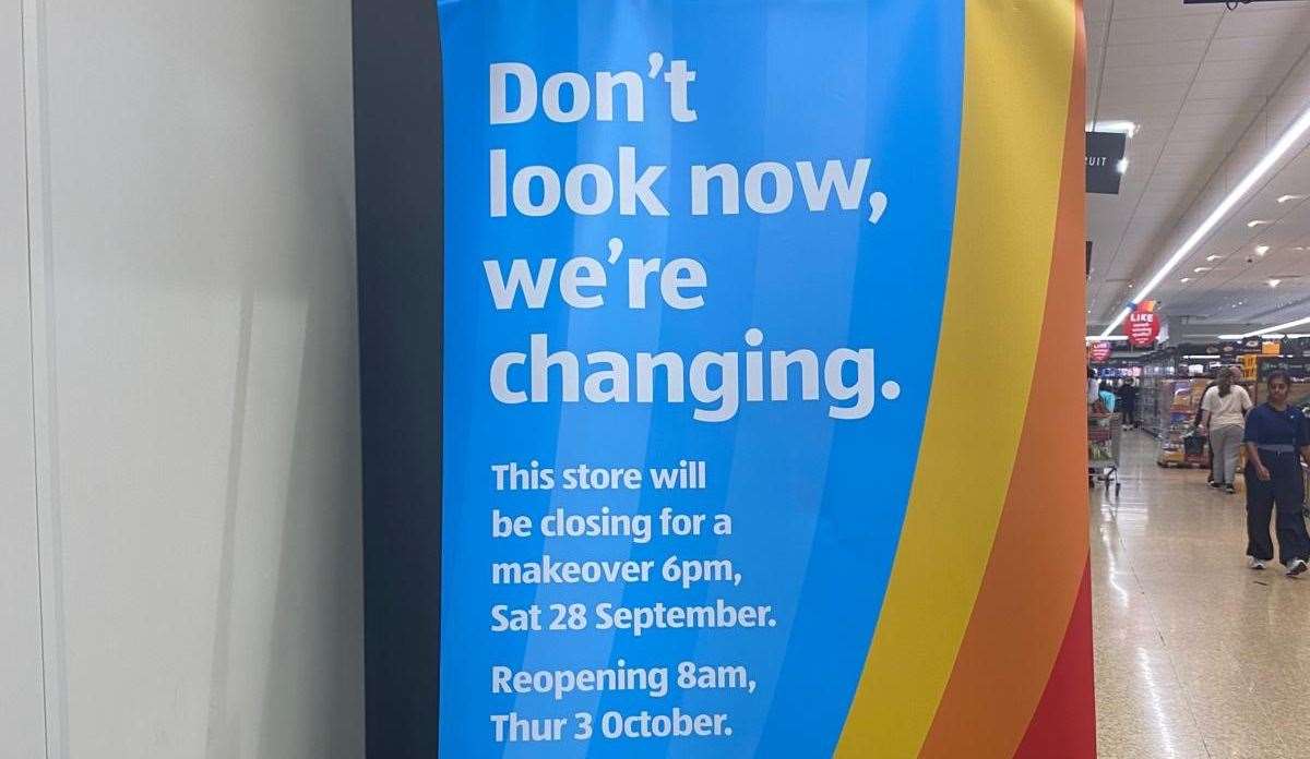 The store is closing for a makeover