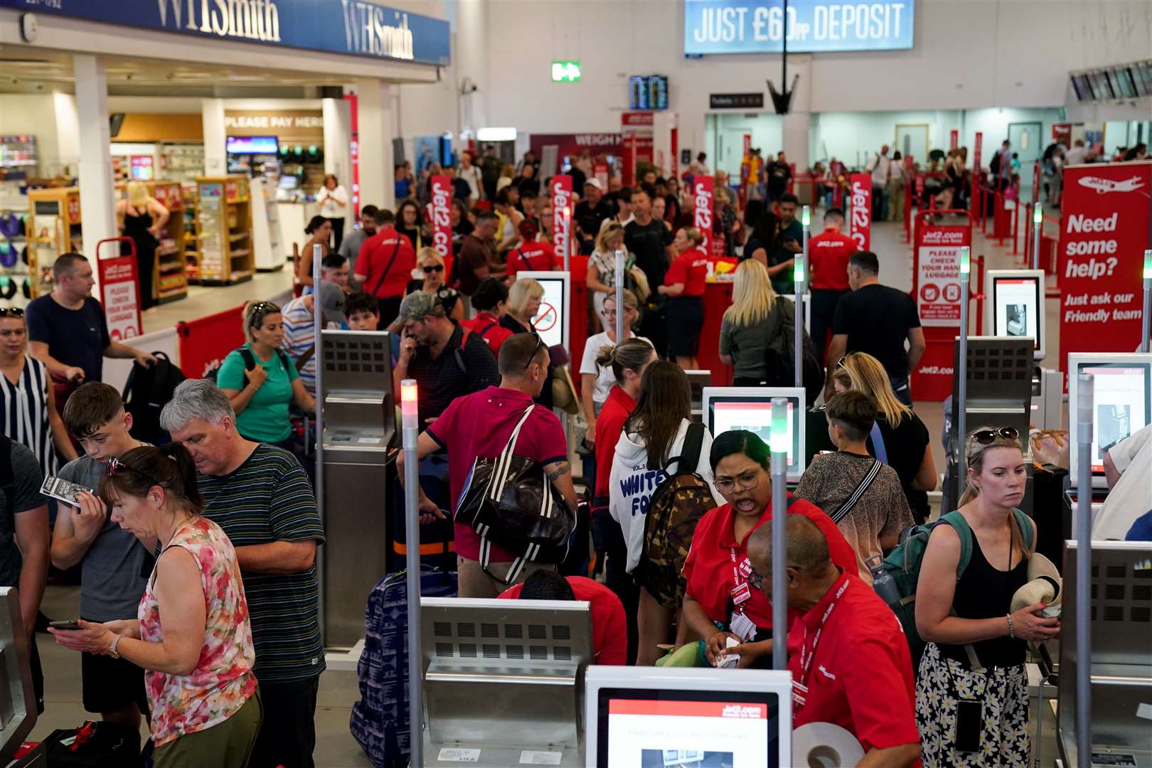 Outages have affected flights (Jacob King/PA)