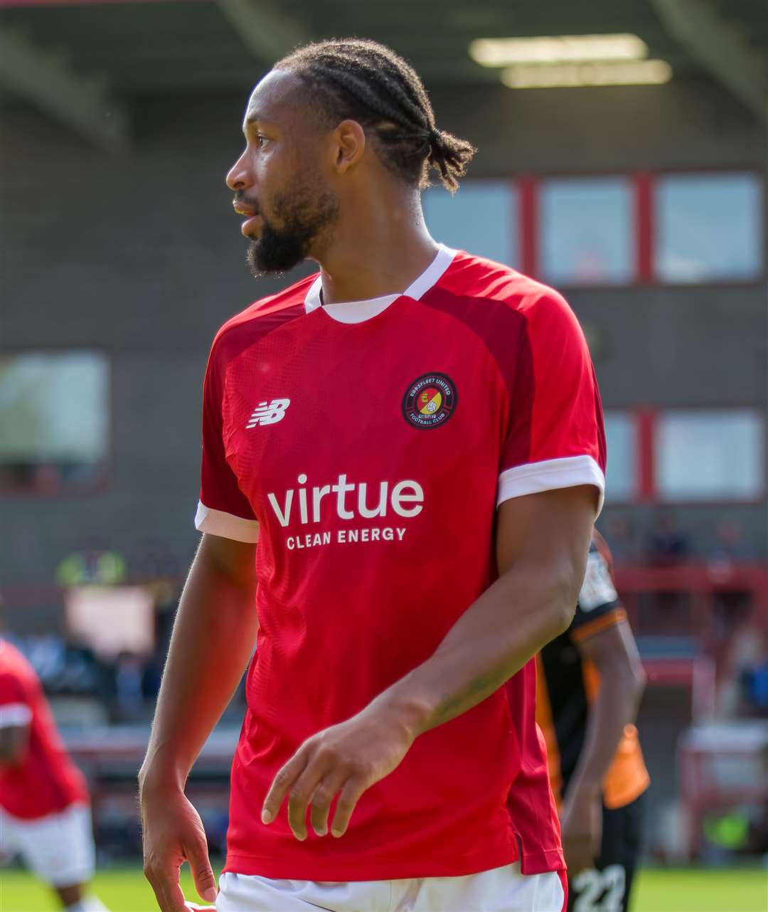 Kwame Thomas is fighting fit and ready to strike it rich for Ebbsfleet. Picture: Ed Miller/EUFC