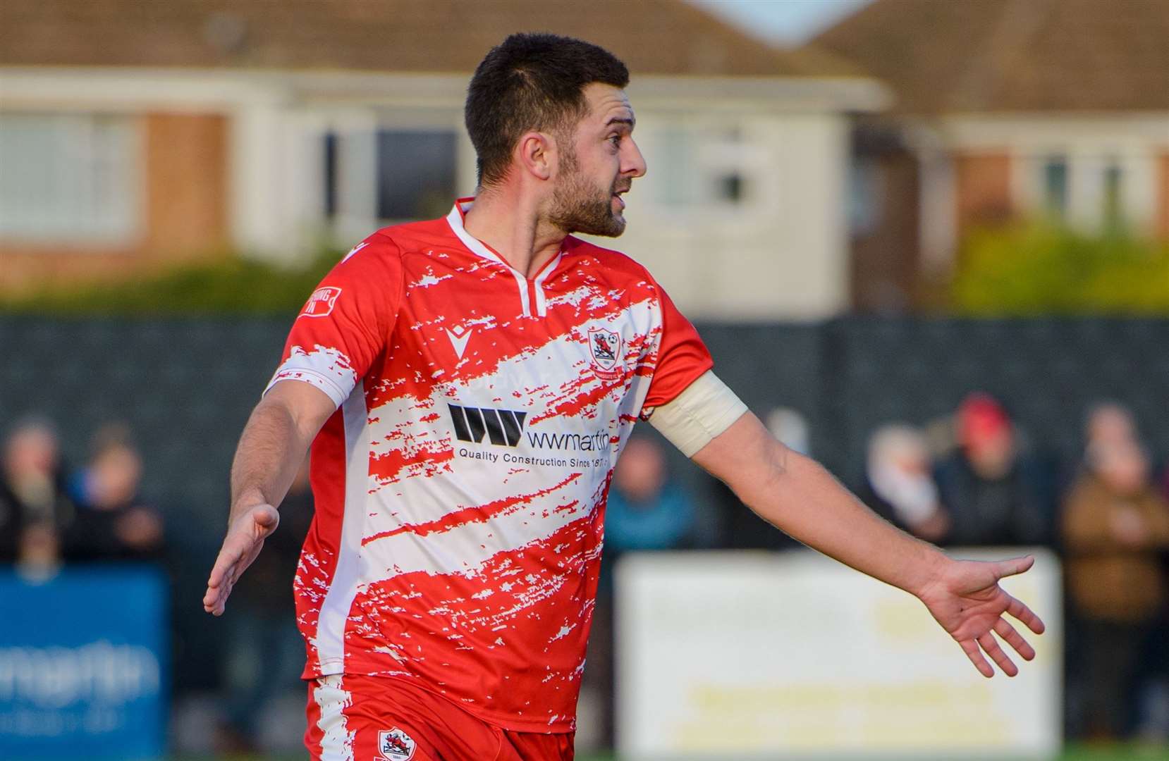 Midfielder Michael West - is one of Whitstable’s summer signings. Picture: Stuart Watson