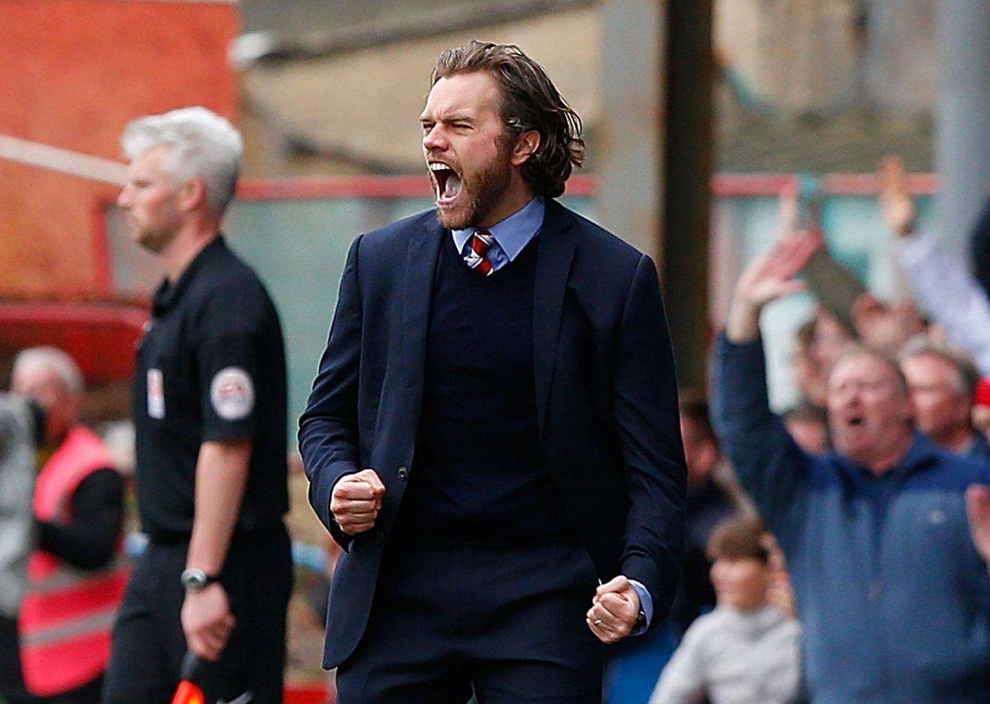 Ebbsfleet manager Daryl McMahon Picture: Andy Jones