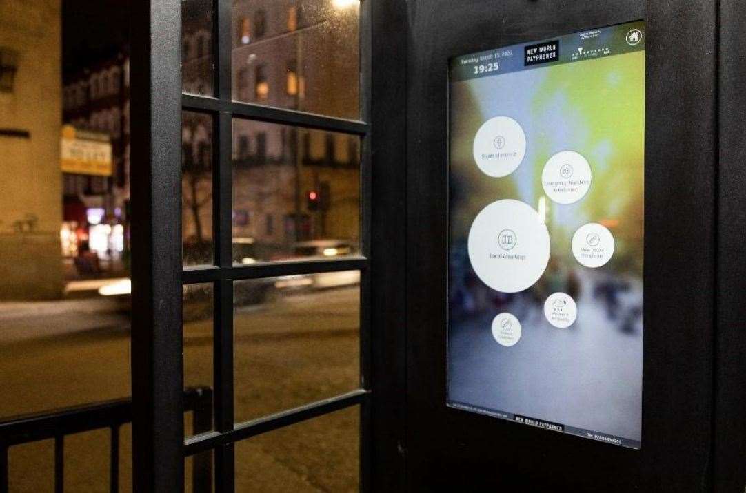 The payphones in Folkestone would have a touchscreen board. Picture: New World Payphones