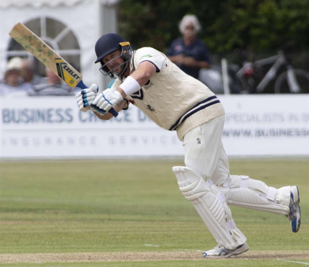 Runs have been hard to come by for Darren Stevens in the County Championship this summer. Picture: Andy Payton