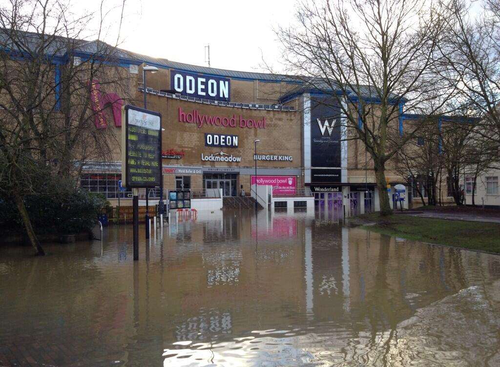 Flooding across Maidstone, Malling and the Weald. Dozens ...