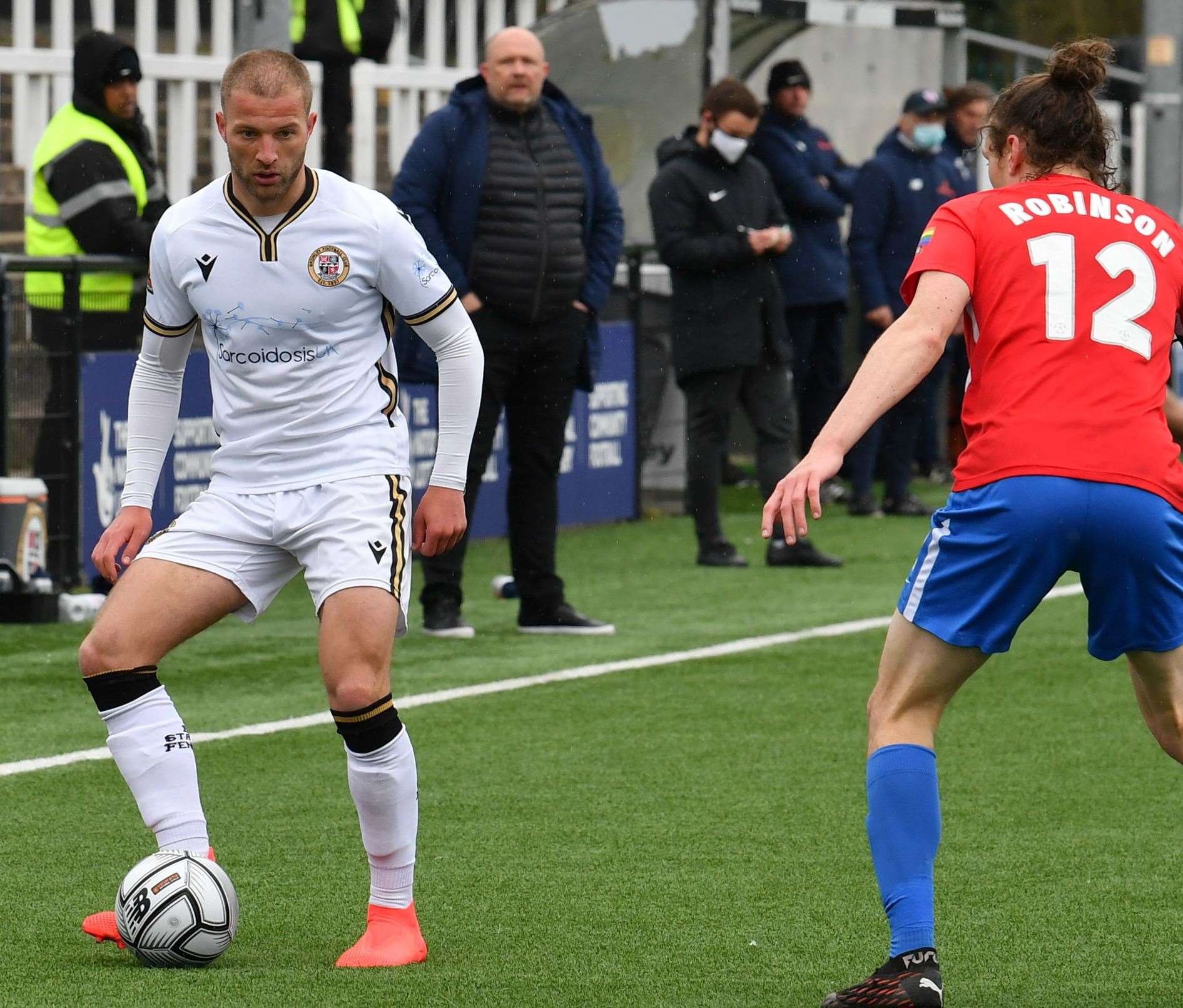 Luke Coulson joins Dartford from higher-division Bromley. Picture: Keith Gillard