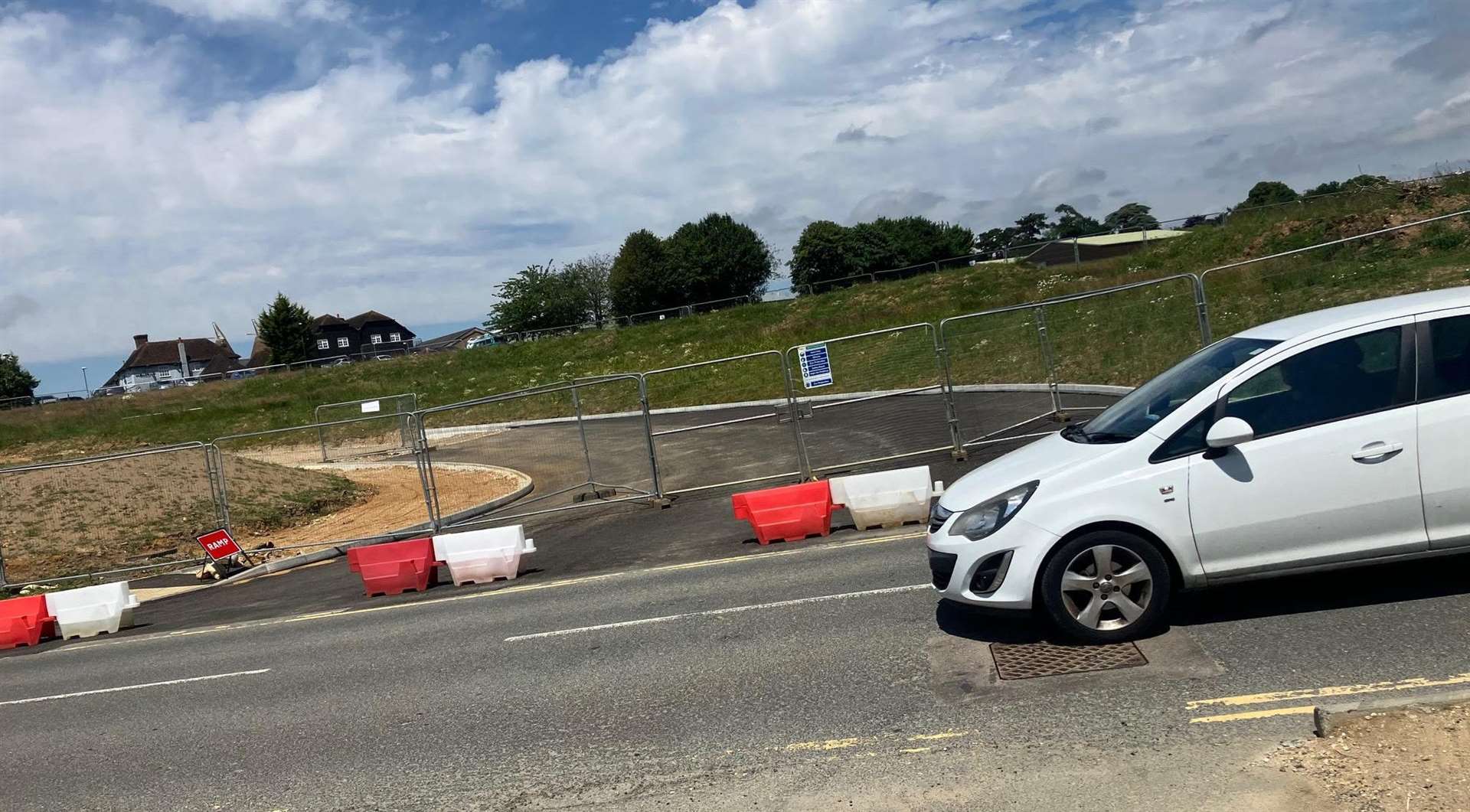 The new entrance to Notcutts off the A249. Picture: Simon Finlay LDRS