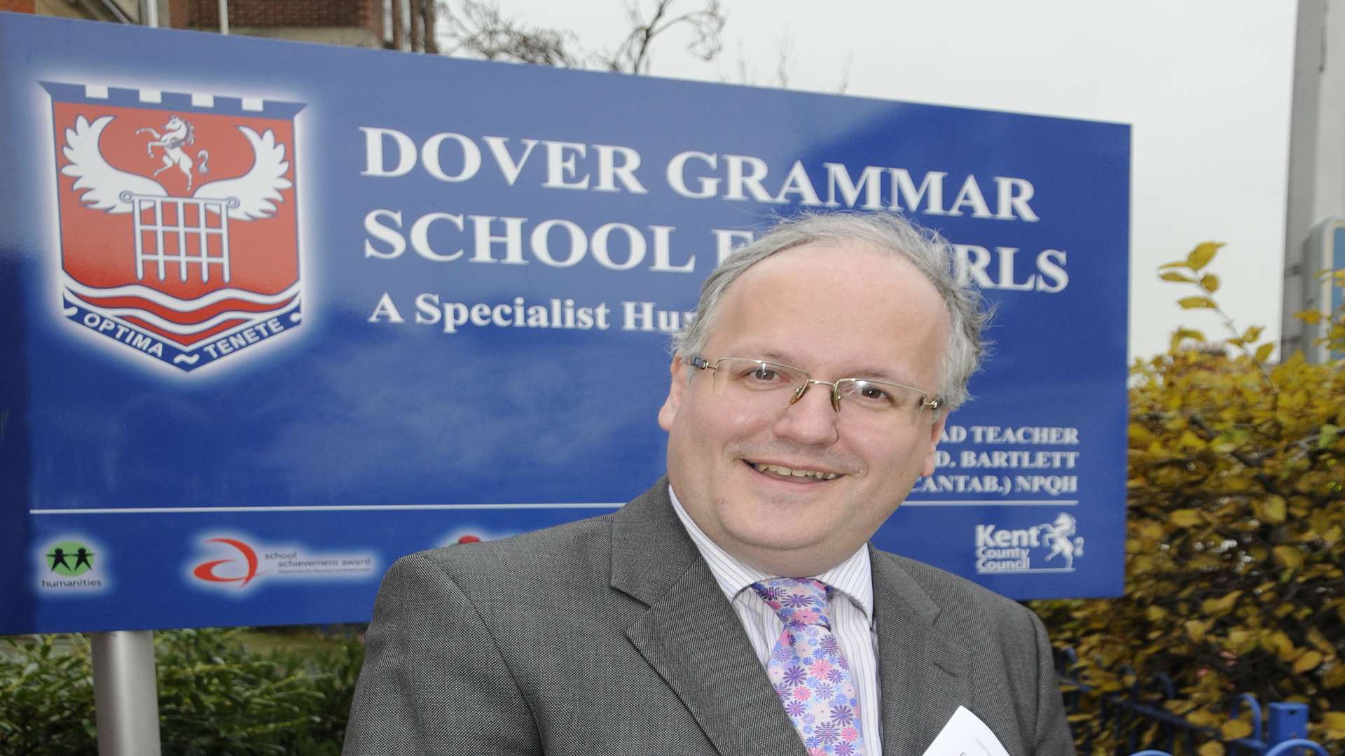 Dover Grammar School for Girls Headteacher Matthew Bartlett