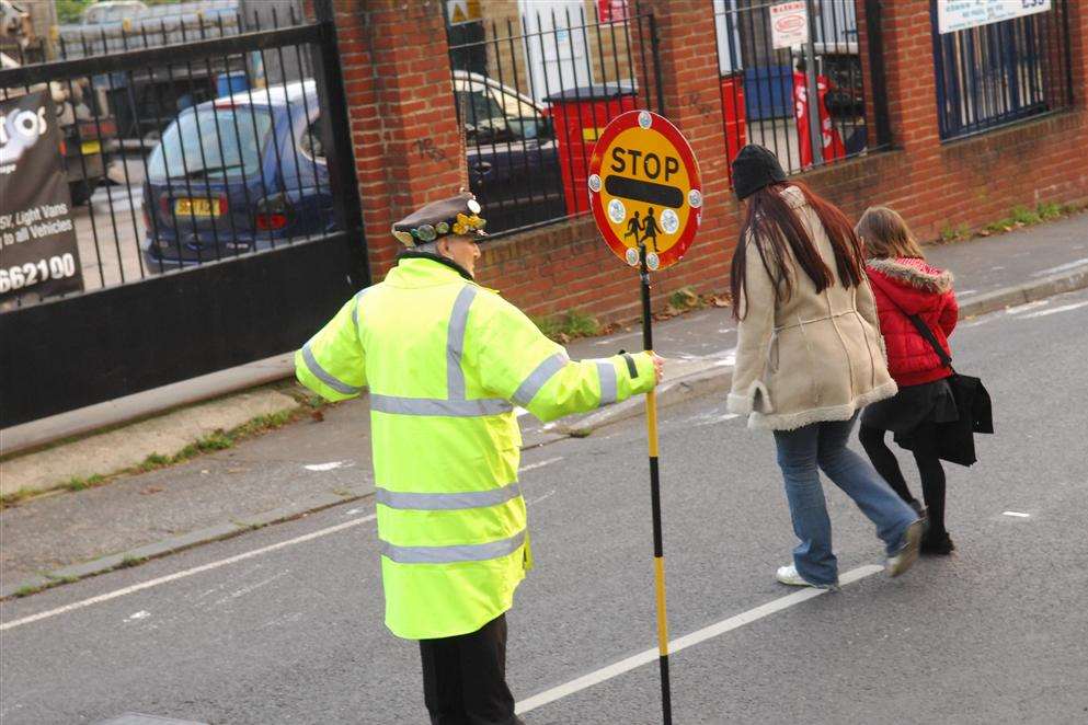 School crossing. Library image.