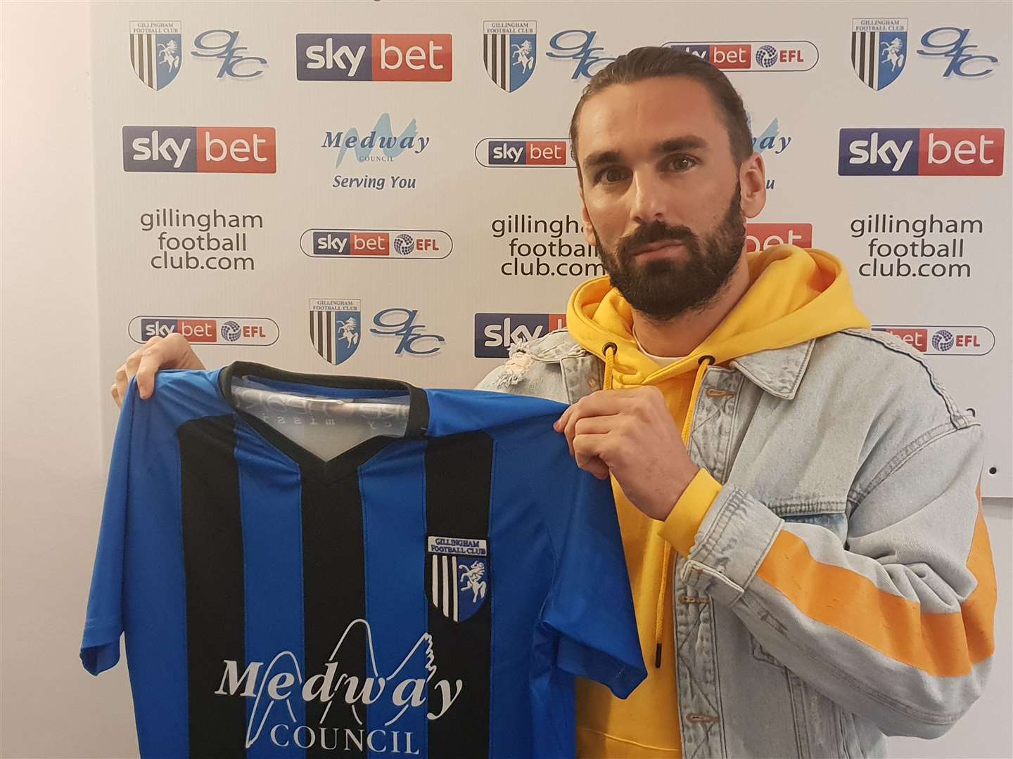 Ricky Holmes signed for the Gills and never played because of injury but he's now got a new club Picture: Gillingham FC