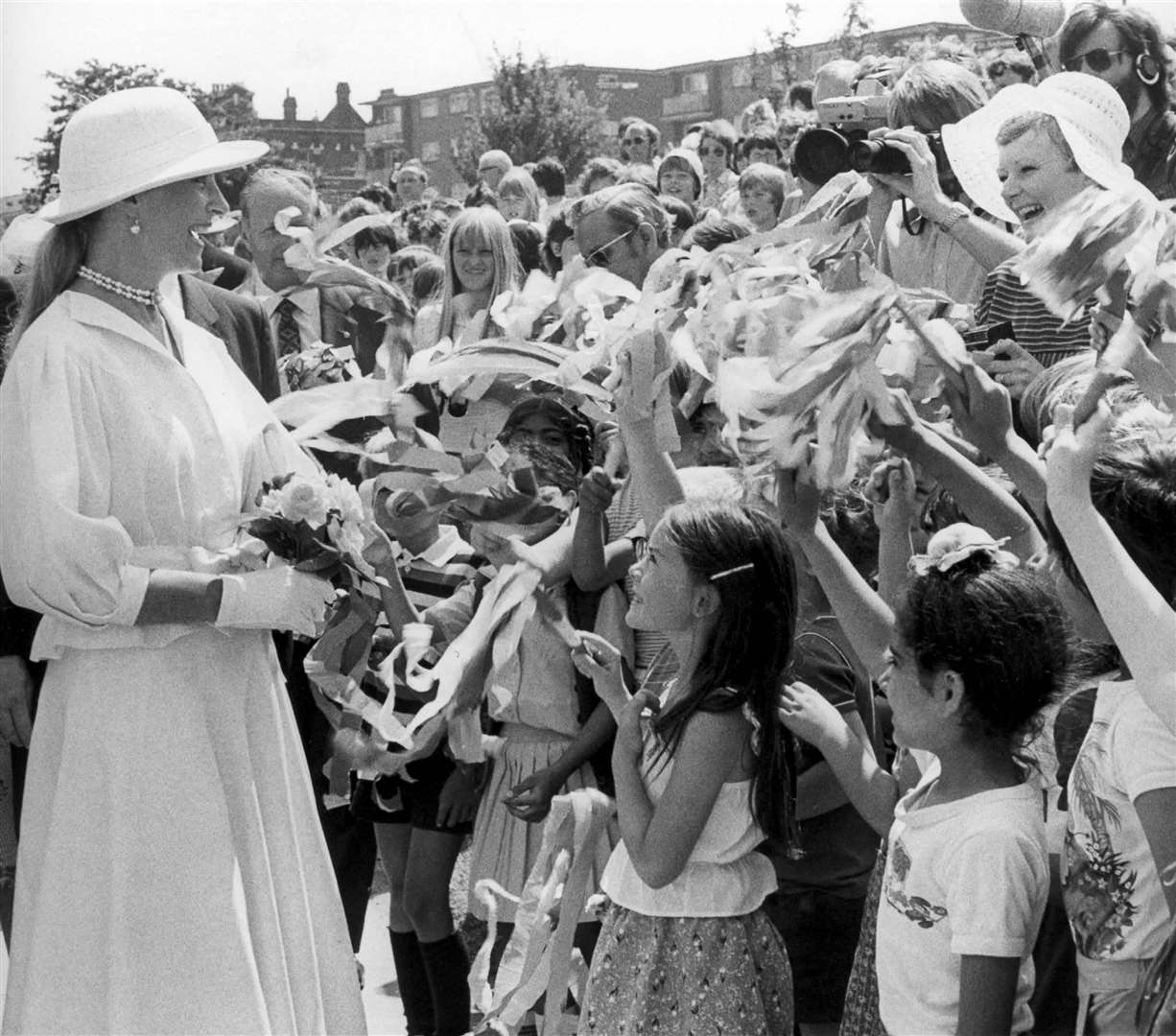 Princess Michael of Kent in Gravesend in July 1983