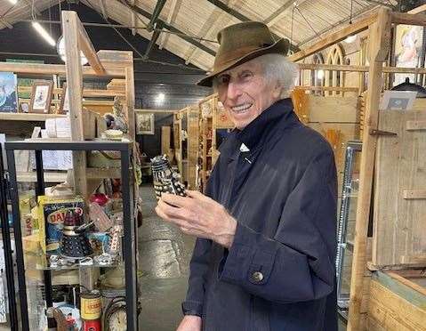 Doctor Who star Tom Baker who lives in Maidstone will receive an MBE. Picture: Sid's Emporium