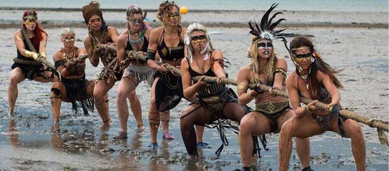 Heave - the mud tug-o-war at the Whitstable Rocks Oyster Festival