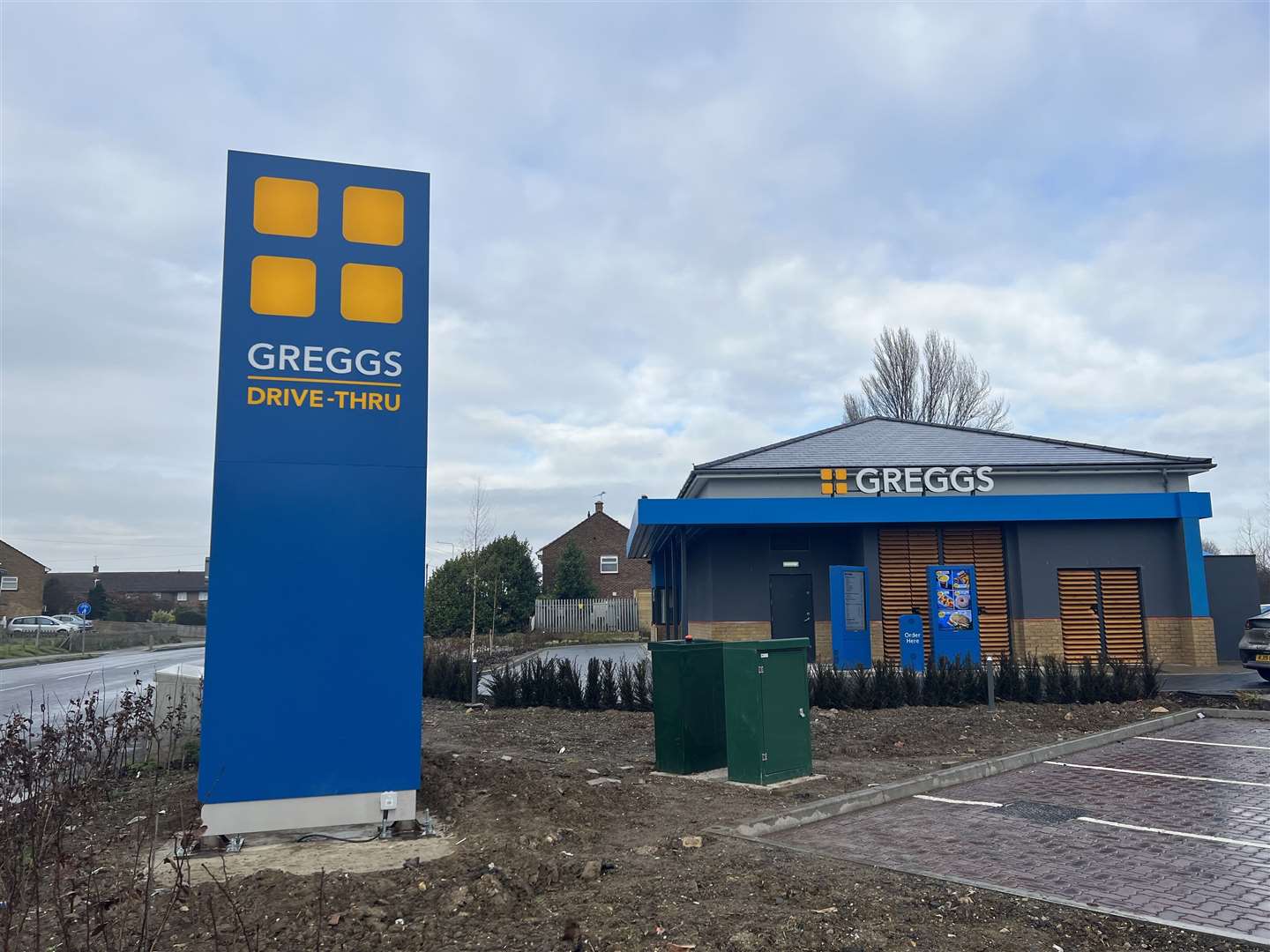 The new Greggs drive-thru in Sittingbourne. Picture: Megan Carr