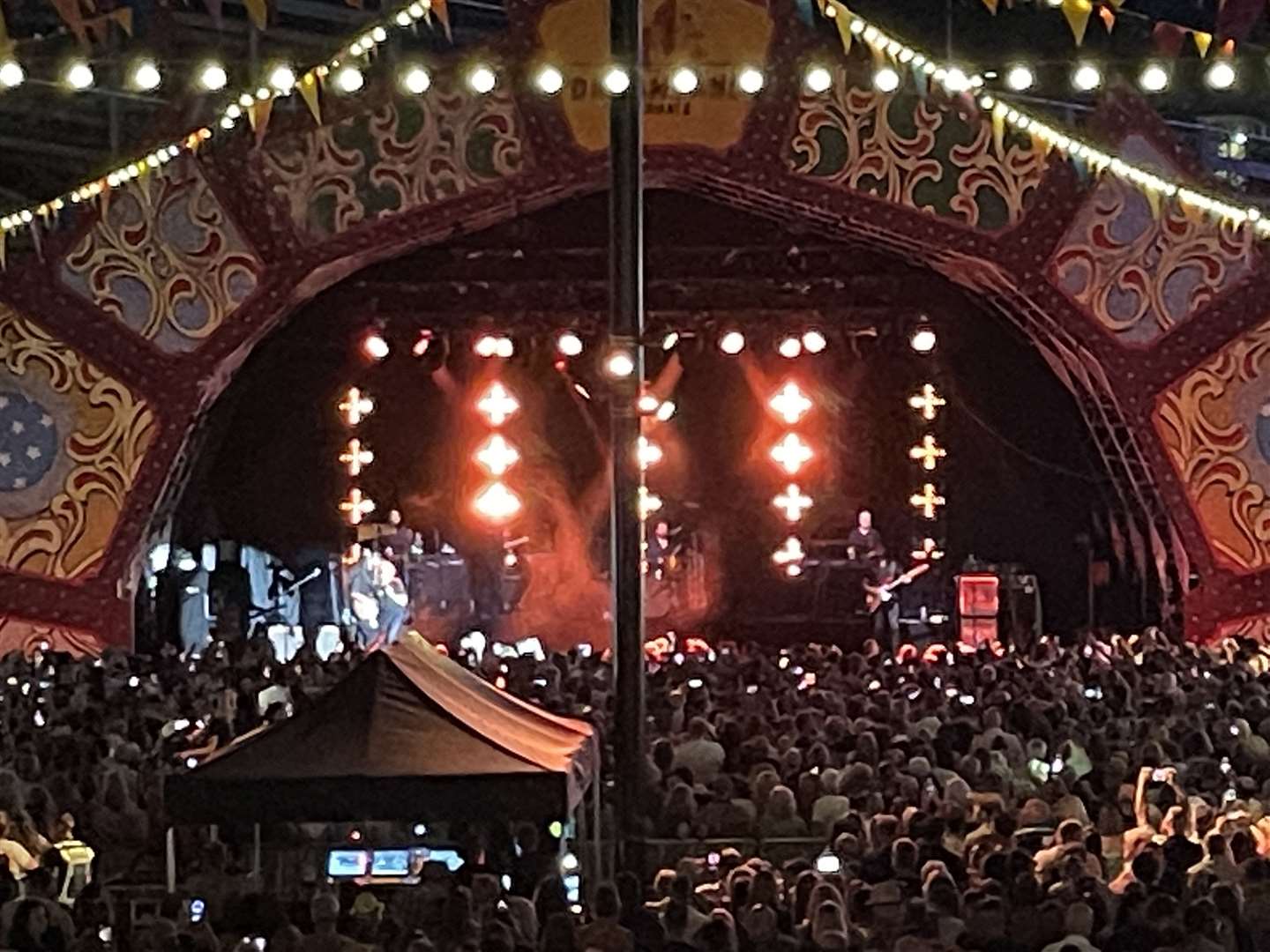 Simply Red on stage at Dreamland Margate