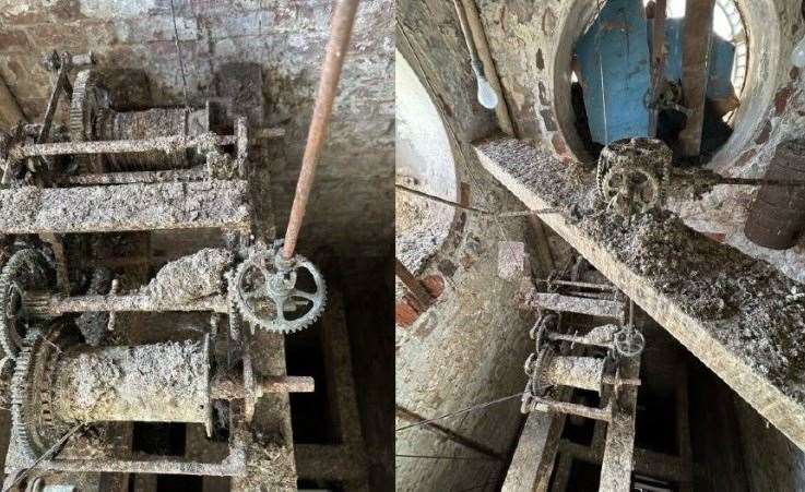 How part of the clock tower looks inside. Picture: Iceni Planning/The Cumbria Clock Company