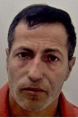 Bebi Ibram, 38, was jailed for sexually assaulting a homeless woman in Gravesend town centre. Picture: Kent Police