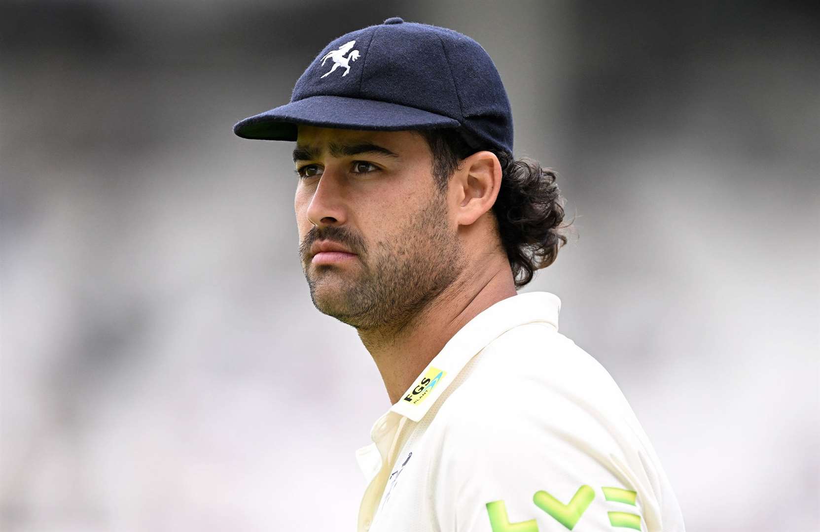 Wes Agar – took 3-32 as Kent bowled Surrey out for 145 on day two. Picture: Keith Gillard