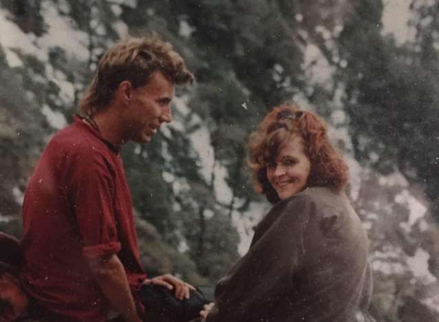 Steve and his wife Janice travelled the world together