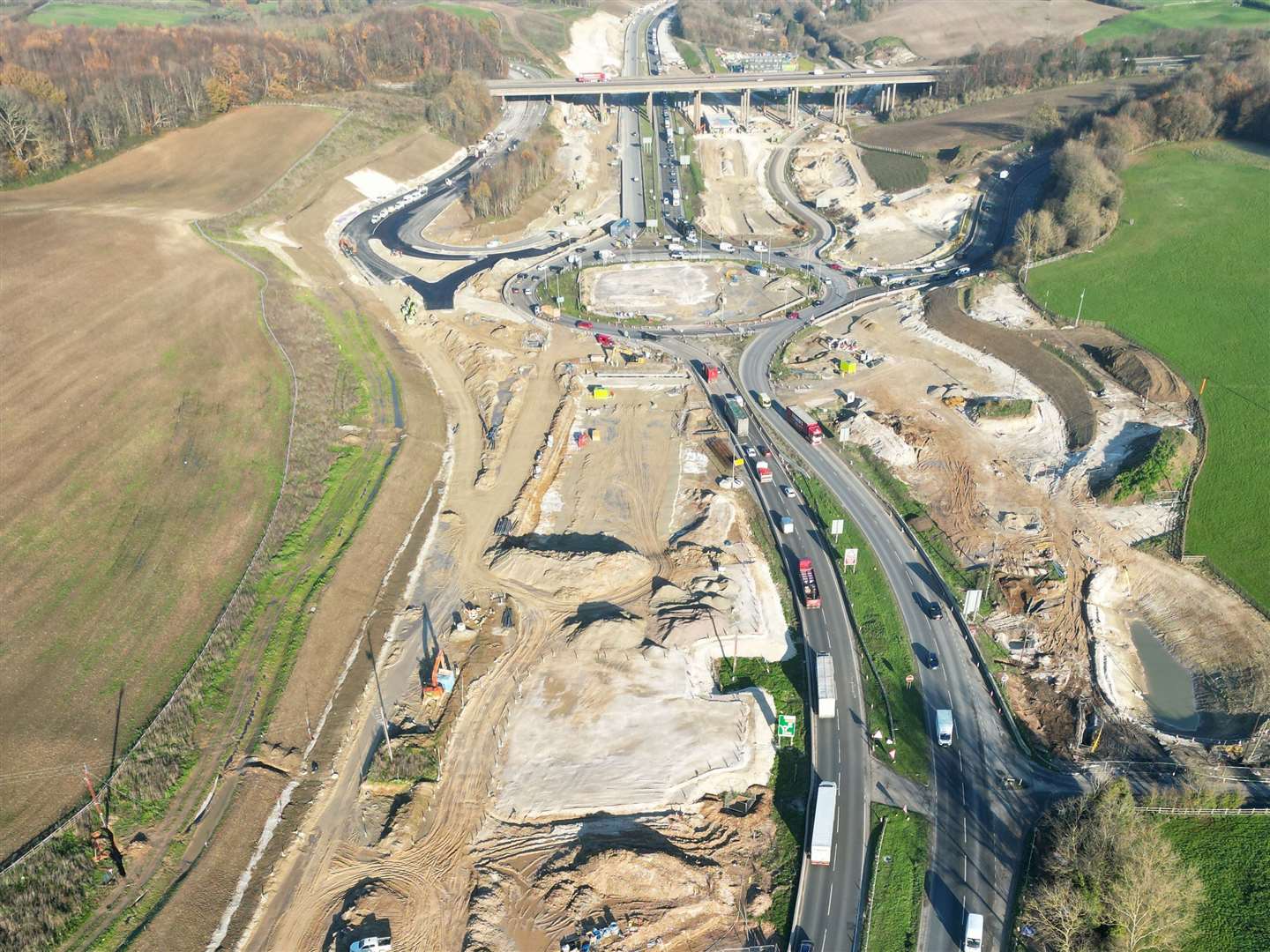 The A249 and M2 Junction 5. Picture: Barry Goodwin