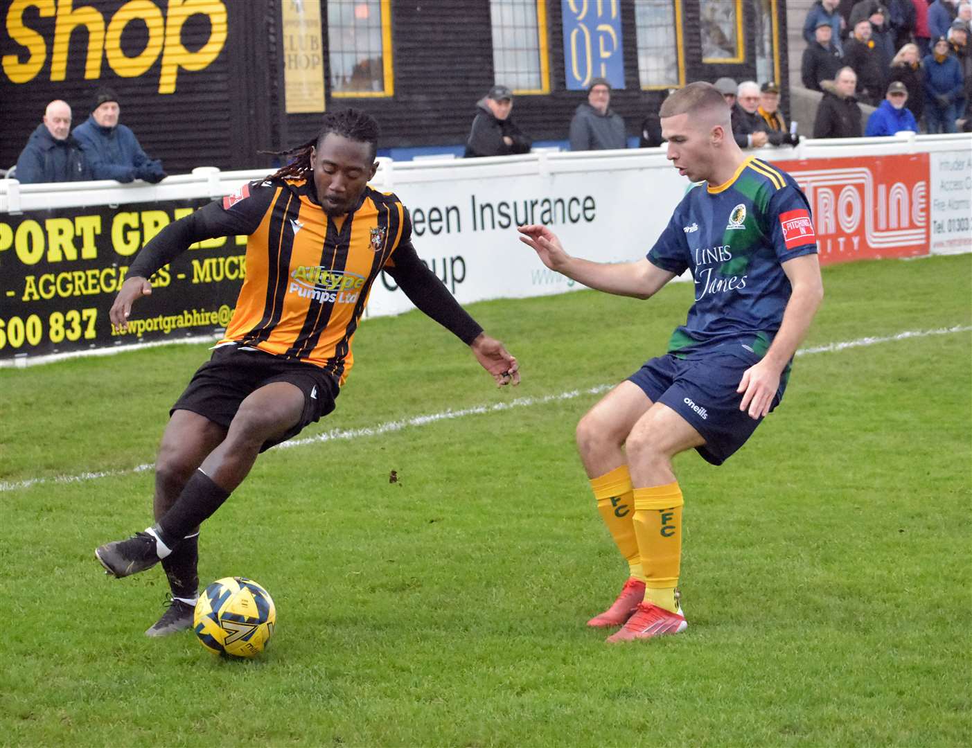 Folkestone Invicta host Bowers Pitsea in the Isthmian League