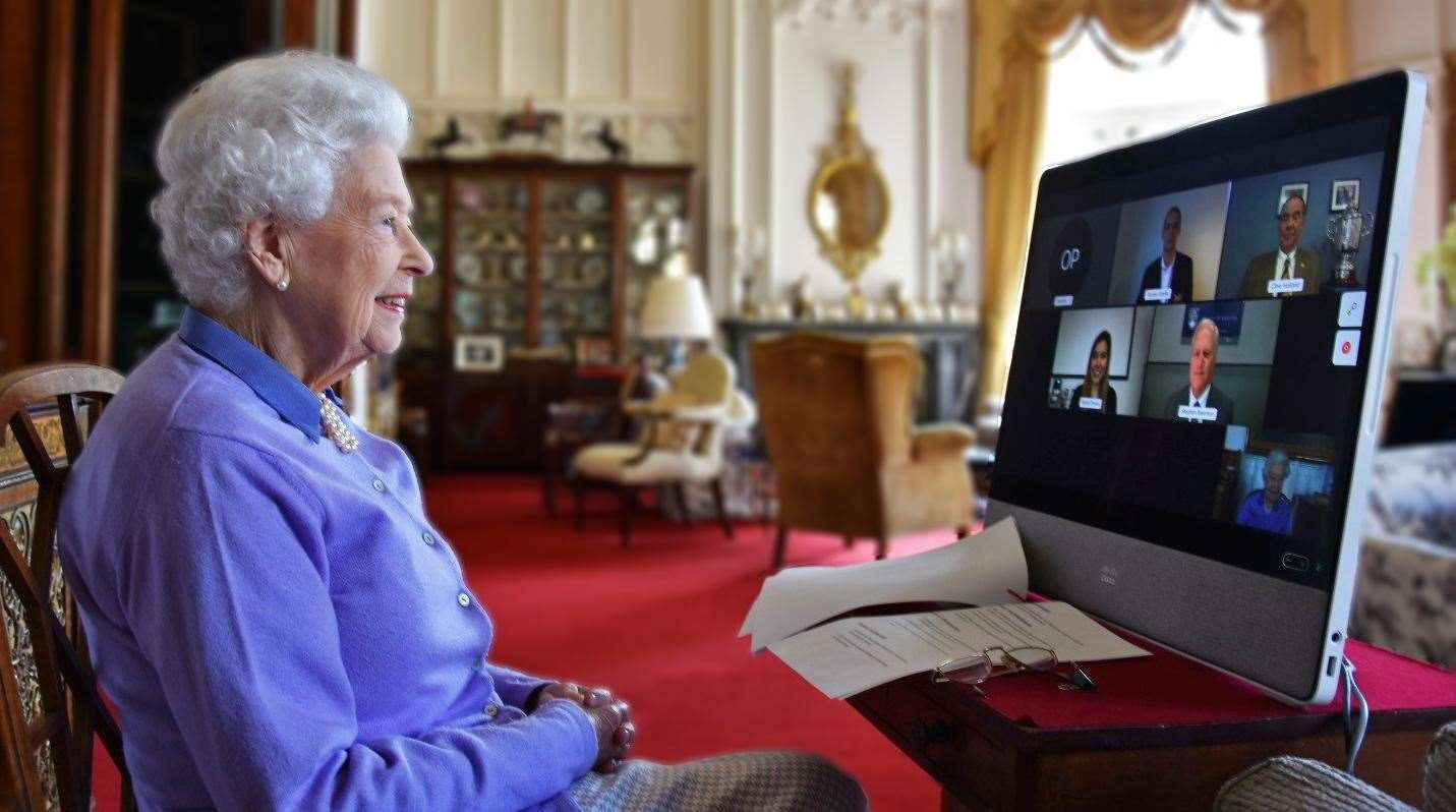 The Queen speaks to the Royal Life Saving Society (Buckingham Palace/PA)