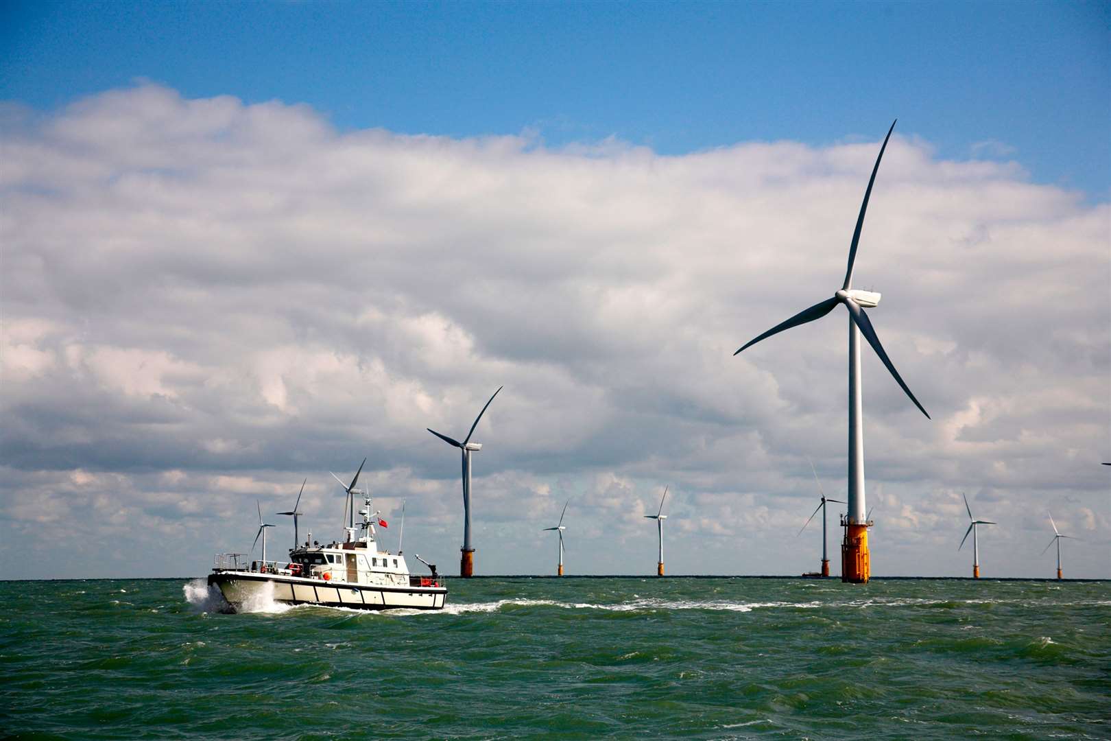 Thanet Offshore Wind Farm. Picture by Kenneth Fleming, Grayling PR.