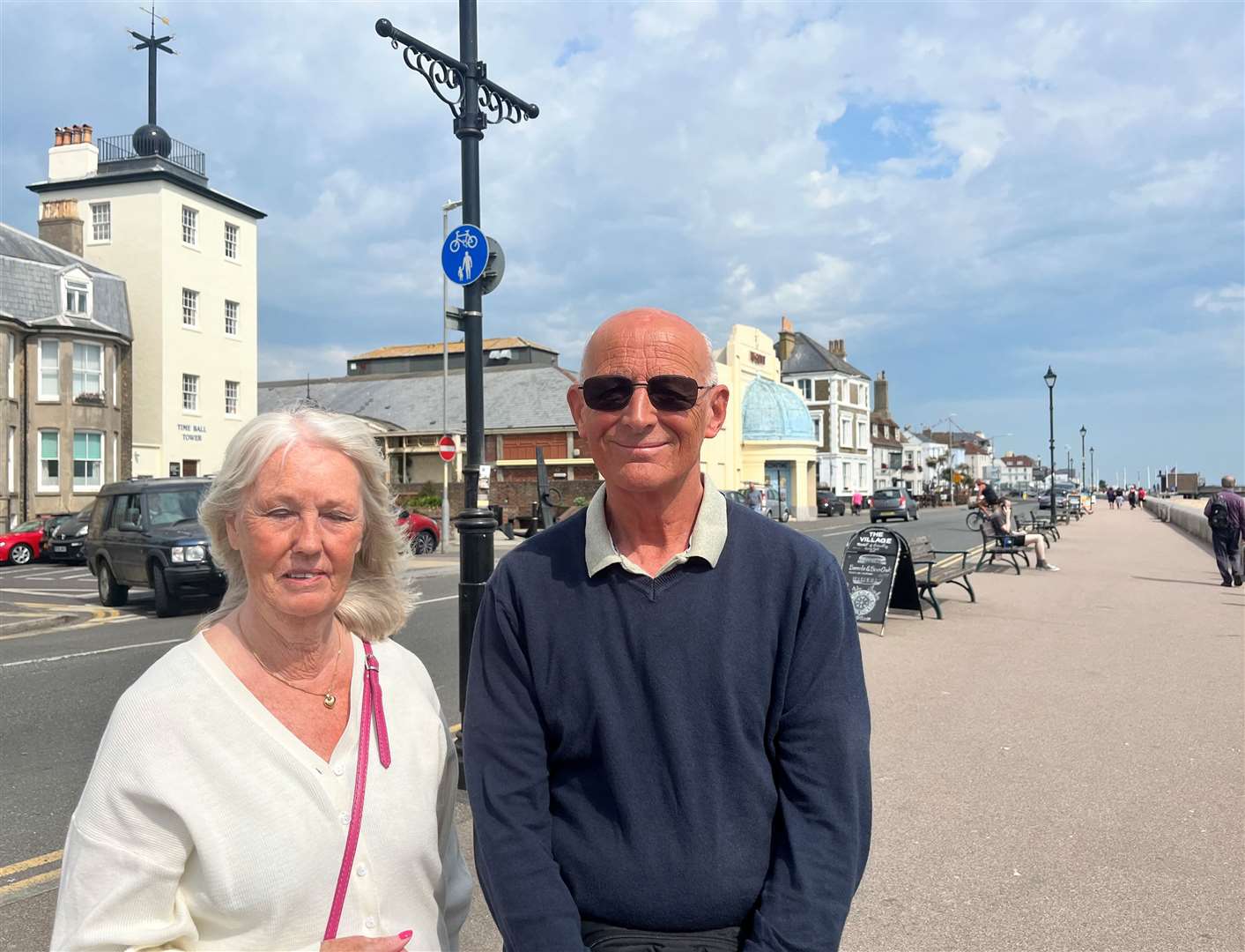 Linda and Graham Dow say it is a shame the building has fallen into its derelict state