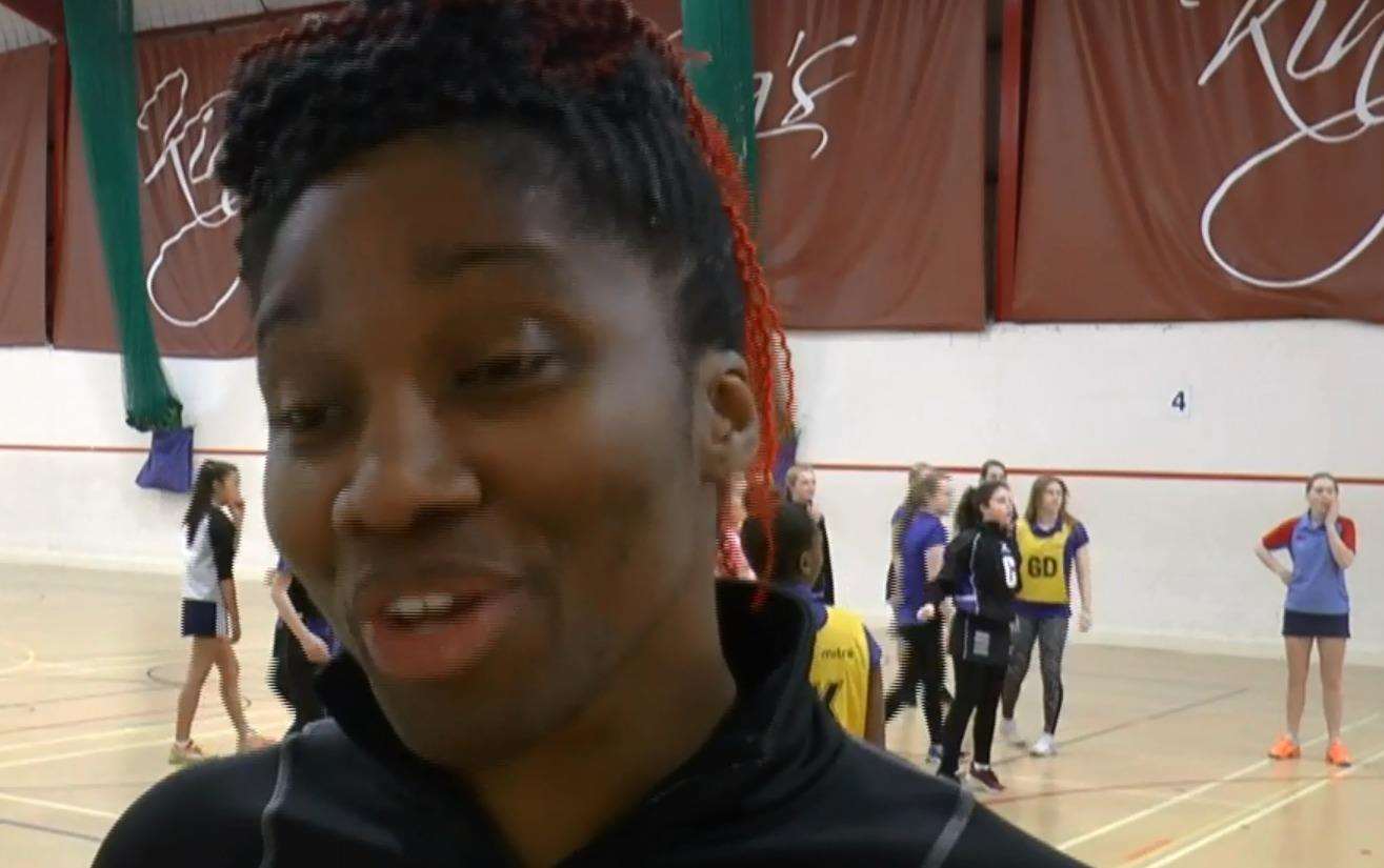 England netball captain Ama Agbeze